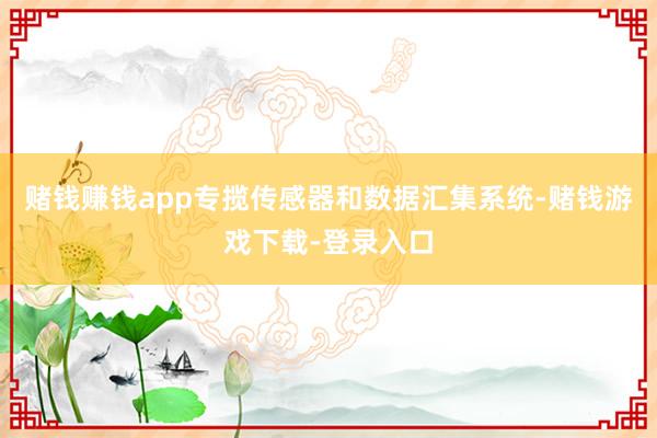 赌钱赚钱app专揽传感器和数据汇集系统-赌钱游戏下载-登录入口
